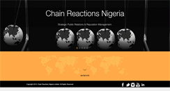 Desktop Screenshot of chainreactionsng.com